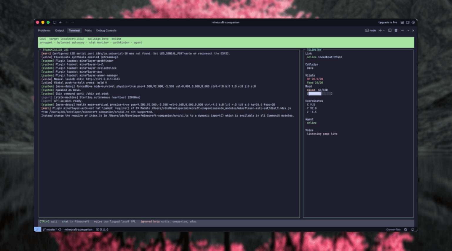 Minecraft Companion - AI Companion for Minecraft